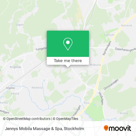 Jennys Mobila Massage & Spa map