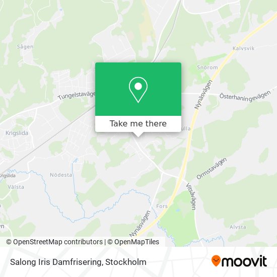 Salong Iris Damfrisering map