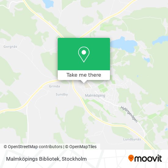 Malmköpings Bibliotek map