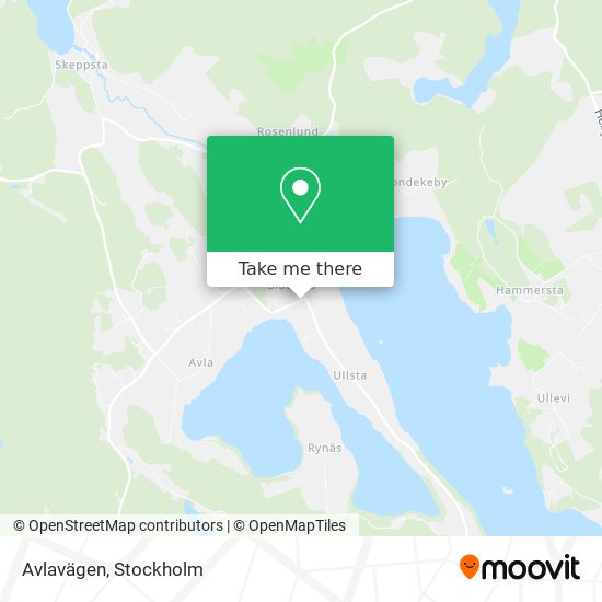 Avlavägen map