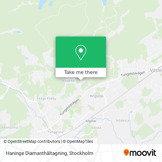 Haninge Diamanthåltagning map