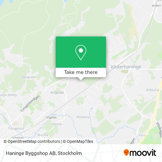 Haninge Byggshop AB map