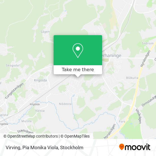 Virving, Pia Monika Viola map