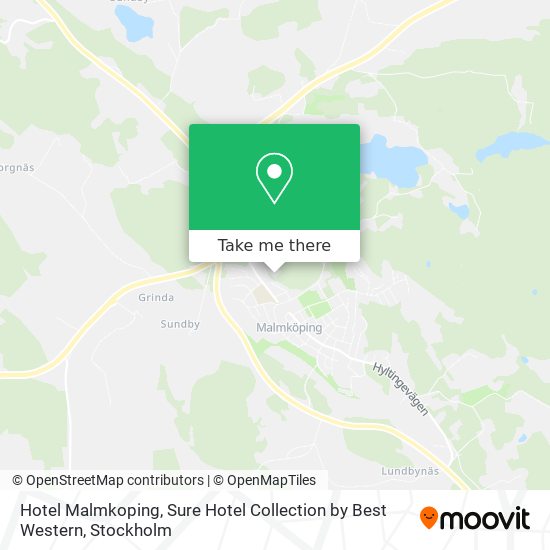 Hotel Malmkoping, Sure Hotel Collection by Best Western map