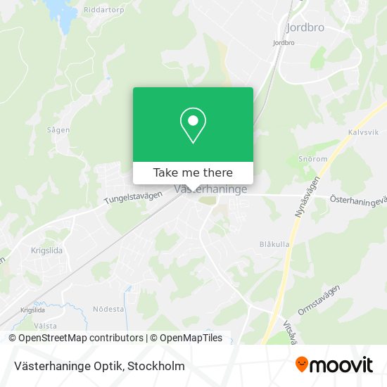 Västerhaninge Optik map