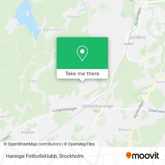 Haninge Fotbollsklubb map