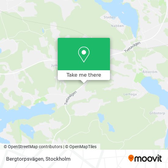 Bergtorpsvägen map