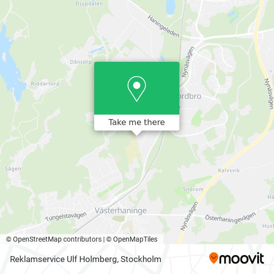 Reklamservice Ulf Holmberg map