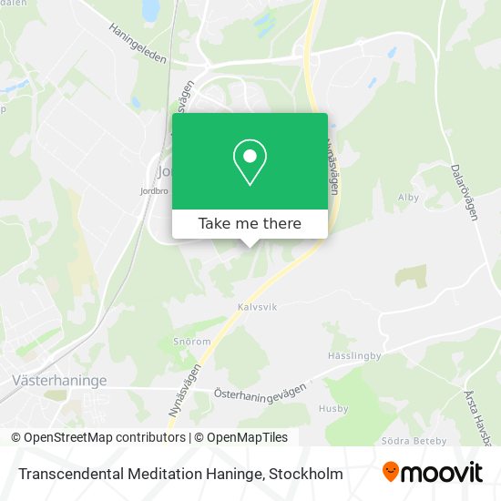 Transcendental Meditation Haninge map