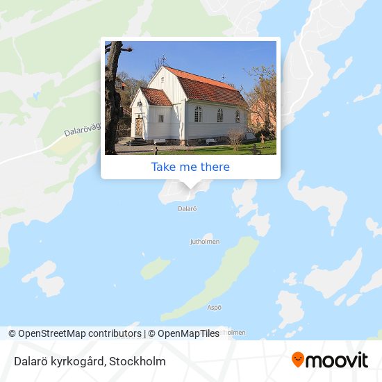 Dalarö kyrkogård map