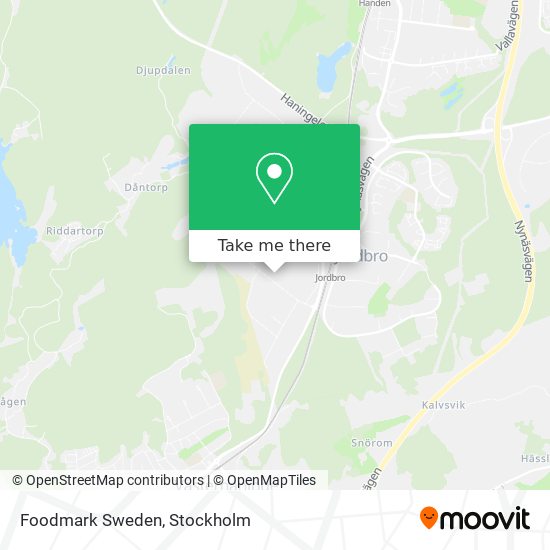 Foodmark Sweden map