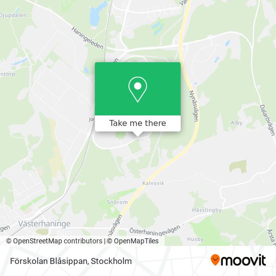 Förskolan Blåsippan map