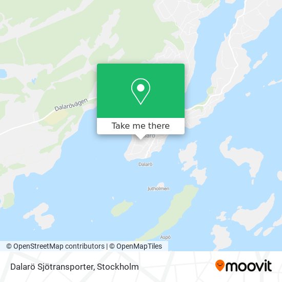 Dalarö Sjötransporter map