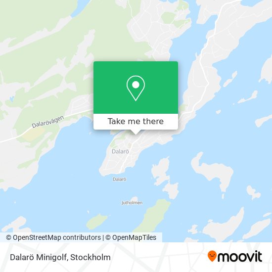 Dalarö Minigolf map