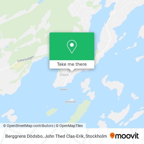 Berggrens Dödsbo, John Thed Clas-Erik map