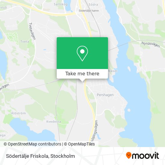 Södertälje Friskola map