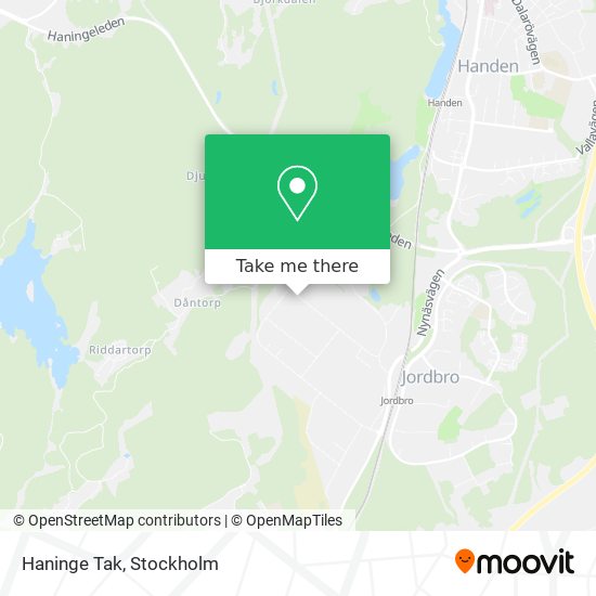 Haninge Tak map