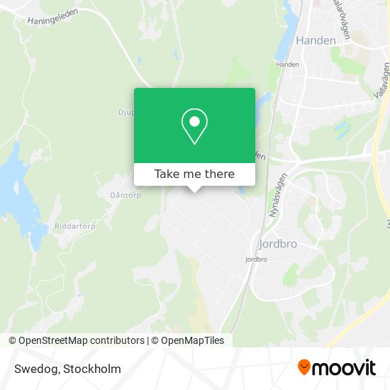 Swedog map