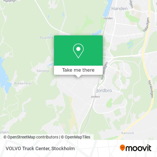 VOLVO Truck Center map