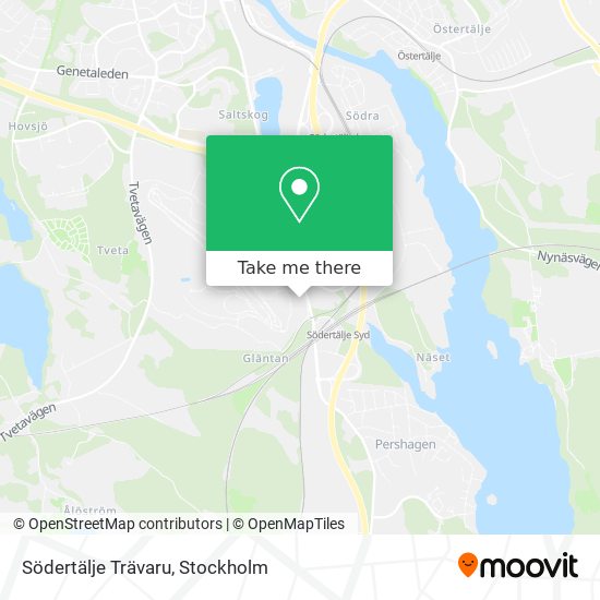 Södertälje Trävaru map