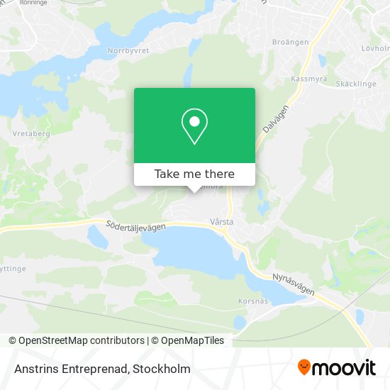 Anstrins Entreprenad map