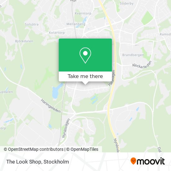 The Look Shop map