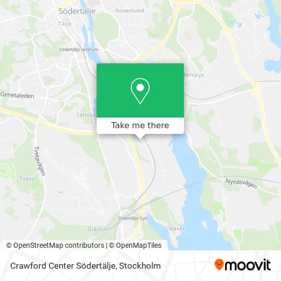 Crawford Center Södertälje map