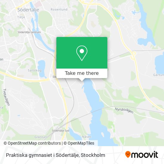 Praktiska gymnasiet i Södertälje map