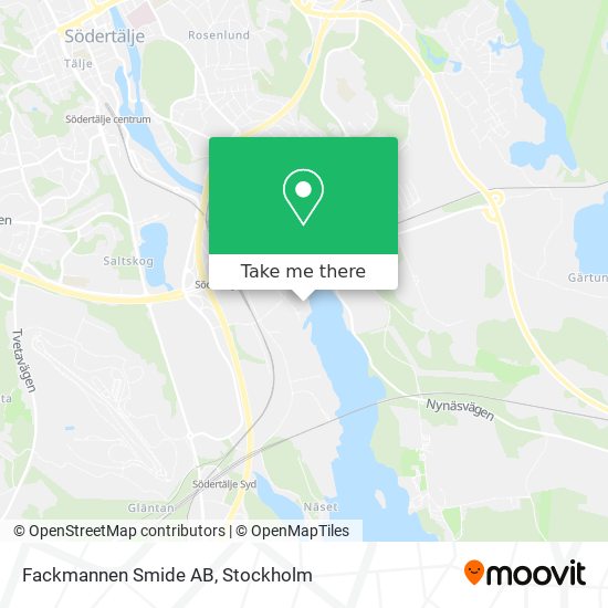 Fackmannen Smide AB map