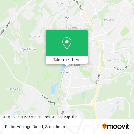 Radio Haninge Direkt map