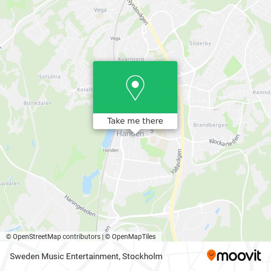 Sweden Music Entertainment map