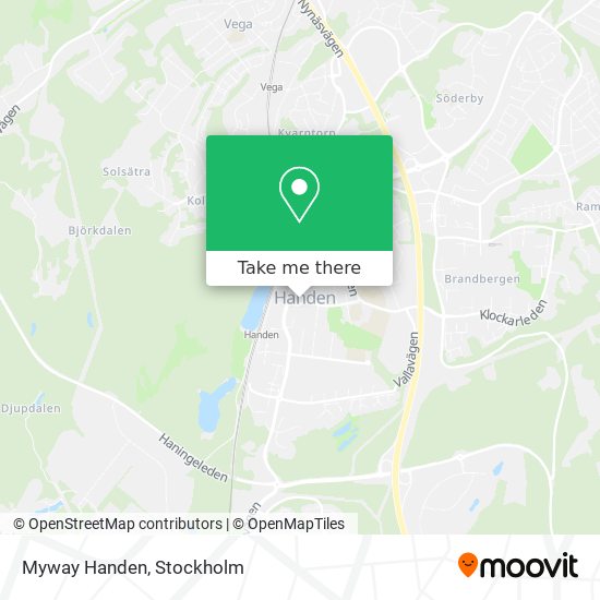 Myway Handen map