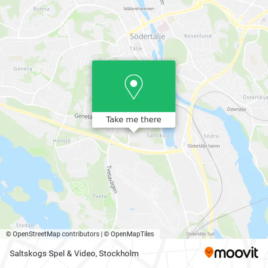 Saltskogs Spel & Video map