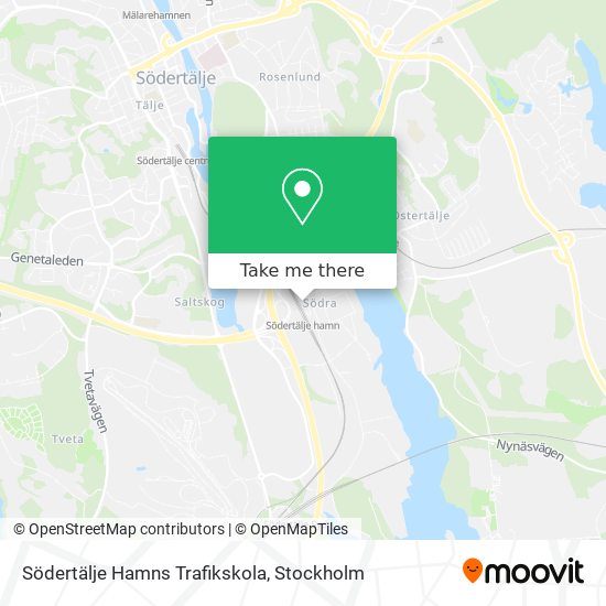 Södertälje Hamns Trafikskola map