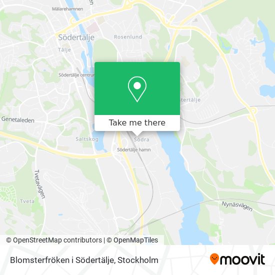 Blomsterfröken i Södertälje map