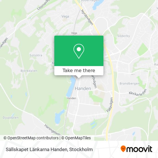 Sällskapet Länkarna Handen map