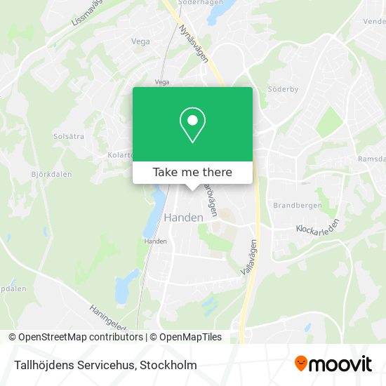 Tallhöjdens Servicehus map