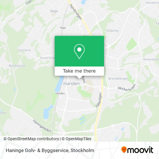 Haninge Golv- & Byggservice map