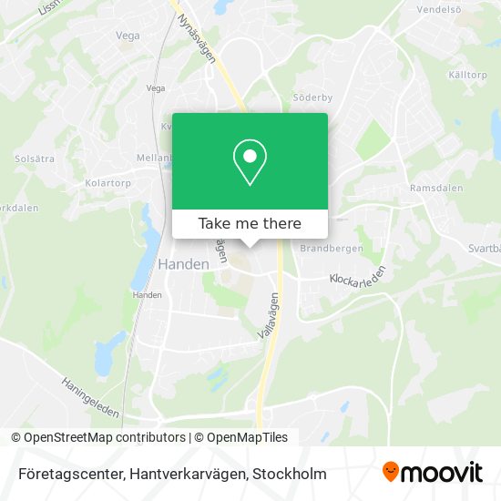 Företagscenter, Hantverkarvägen map