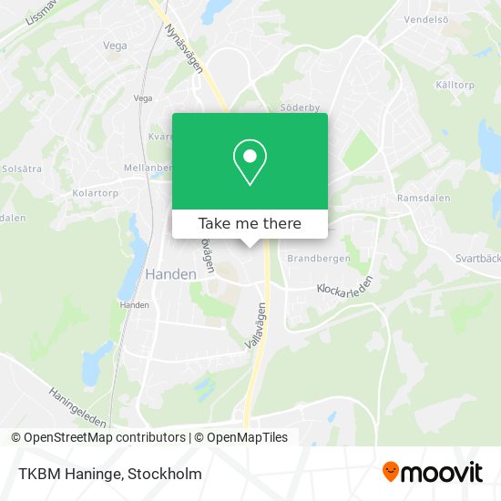 TKBM Haninge map