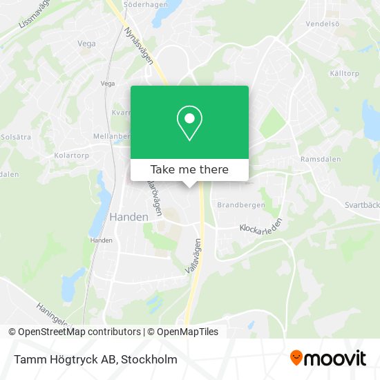 Tamm Högtryck AB map