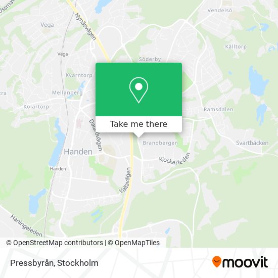 Pressbyrån map