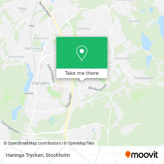 Haninge Tryckeri map