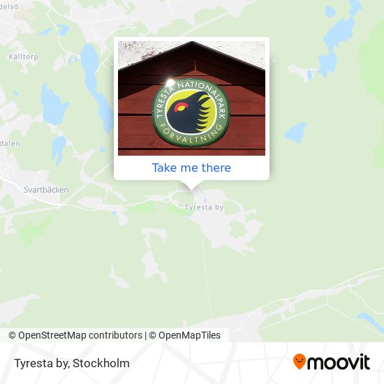 Tyresta by map