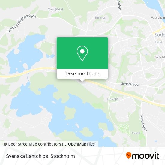 Svenska Lantchips map