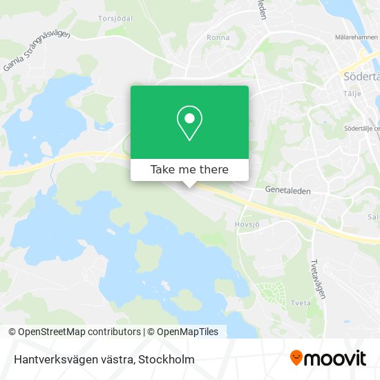 Hantverksvägen västra map