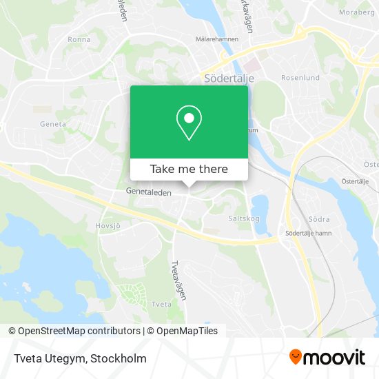 Tveta Utegym map