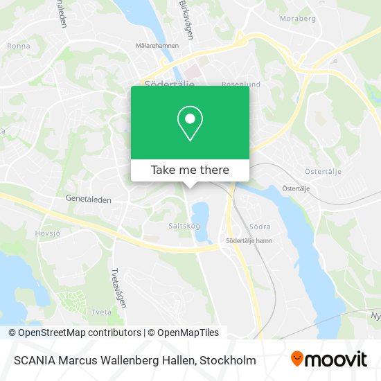 SCANIA Marcus Wallenberg Hallen map