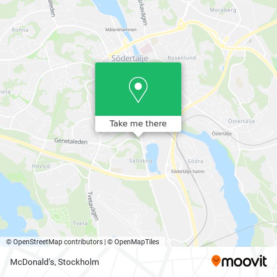 McDonald's map