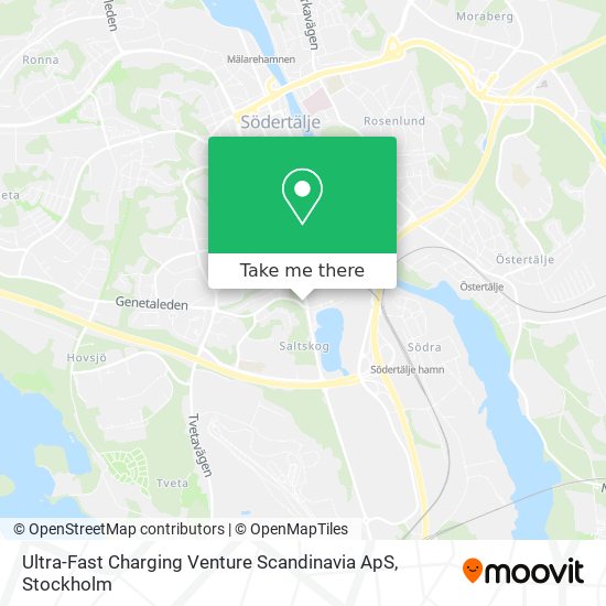 Ultra-Fast Charging Venture Scandinavia ApS map